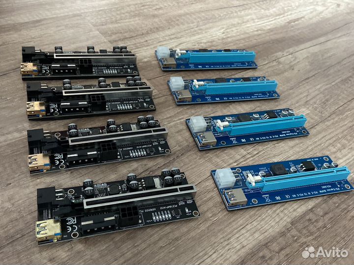 Райзеры PCI Express USB 3.0, SATA на 6 pin