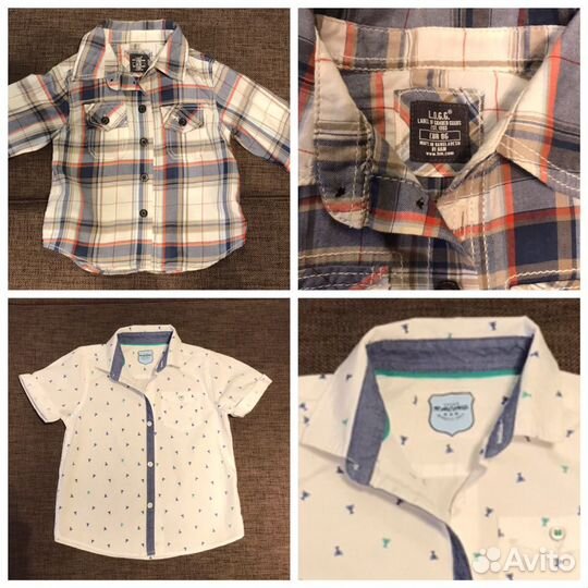 Рубашка для мальчика р 92-110