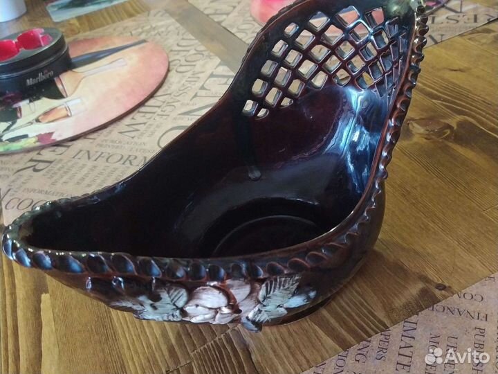 Ваза Гжель глиняная СССР