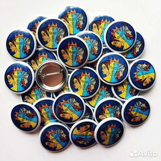 Значки, магниты, брелоки, мерч на заказ