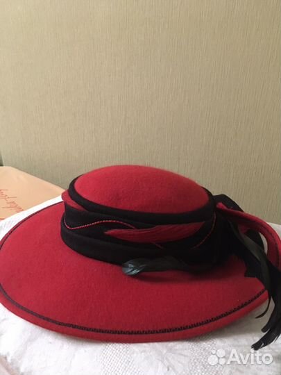 Шляпа фетровая женская
