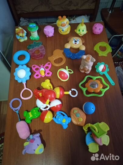 Игрушки погремушки пакетом