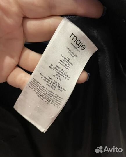 Платье пиджак Maje