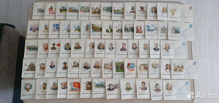 Почтовые конверты СССР. Чистые