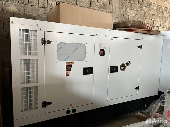 Генератор 70 кВт Амперос в кожухе с авр