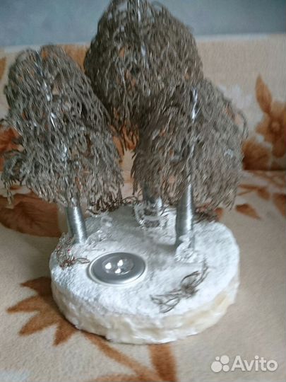 Берёза из бисера