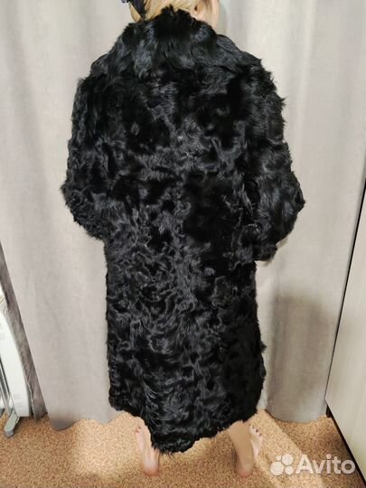 Шуба женская натуральная каракуль, 50