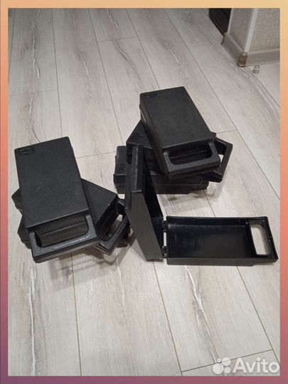 Боксы для Аудиокассет + Аудиокассеты. (Б/у.)