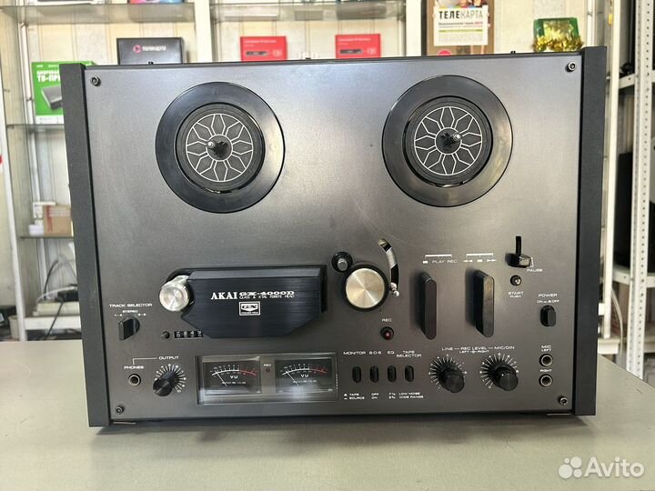 Катушечный магнитофон akai gx4000d