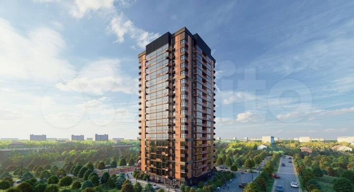 Квартира-студия, 27,6 м², 7/19 эт.