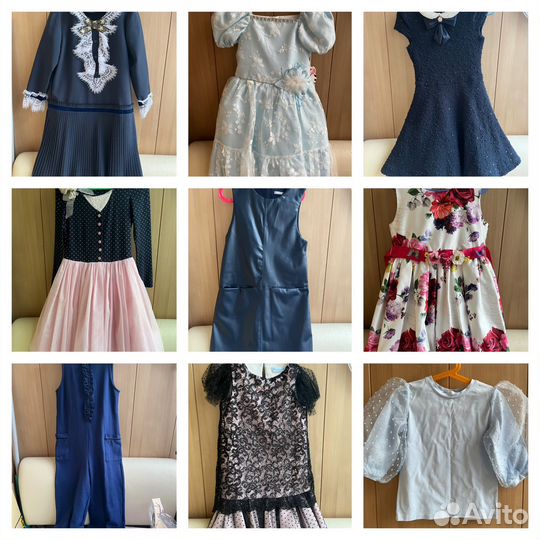 Школьная форма синяя 134 для девочки