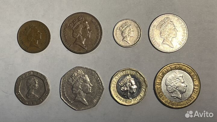 Монеты Великобритания Англия