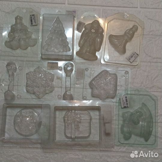 Пластиковые формы для мыла