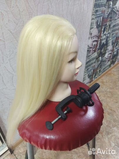 Учебная голова манекен для причесок