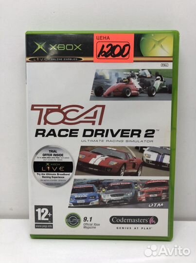 Диск toca race driver 2 для Xbox Original