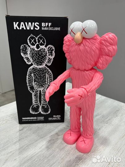 Kaws 30cm, розовый