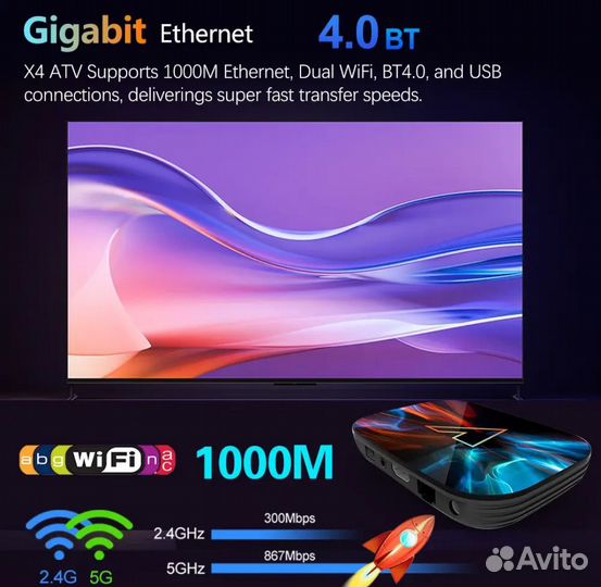 Vontar X4 ATV 4/32(с приложениями) + аэропульт