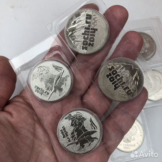 Олимпиада в Сочи-2014 монеты