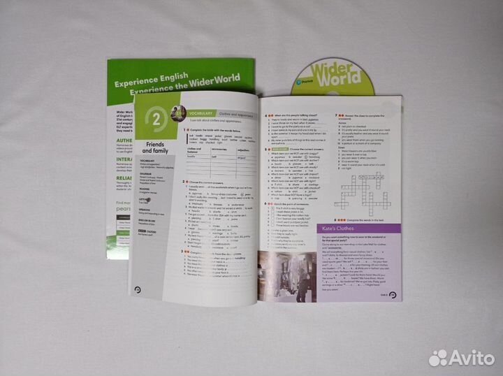 Wider world 2 / комплект (SB,WB,CD) новый