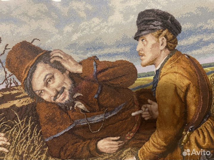 Картина вышитая крестом ручная работа