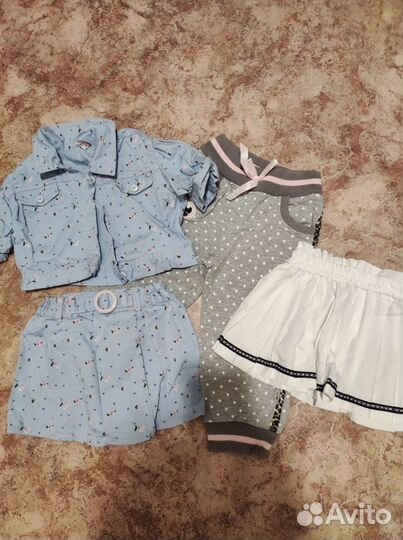 Вещи пакетом на девочку 86-92