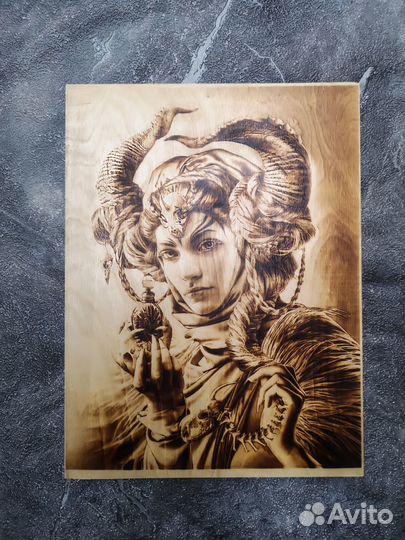 Выжигание портретов