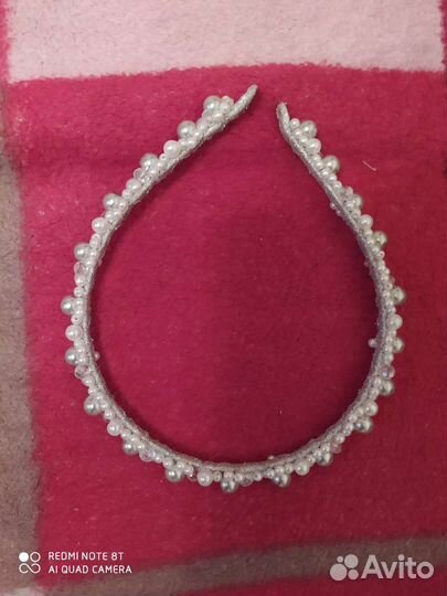 Ободок для волос свадебный