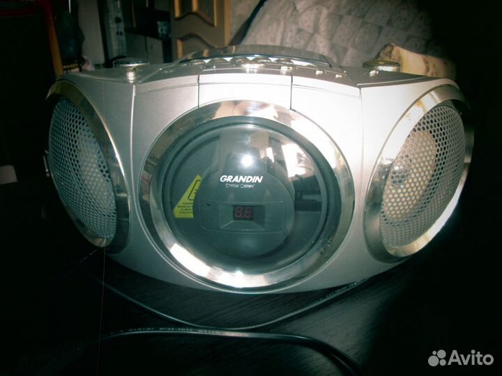 CD плейер+радио+кассетник Grandin