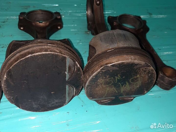 Поршень шатун bmw m52