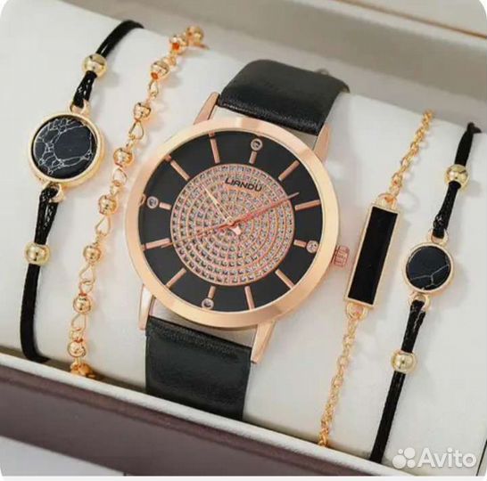 Часы+5 браслетов. Набор новый