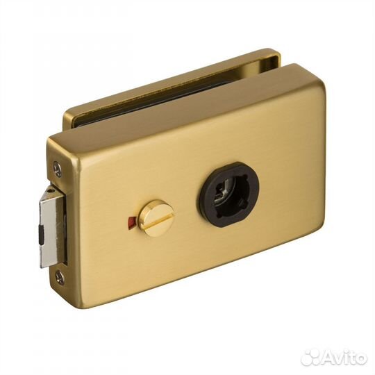 Замок c WC заверткой защелкой для стеклянной двери