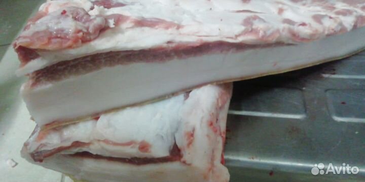 Сало только фермерское шкуреное, на шкуре, соленое