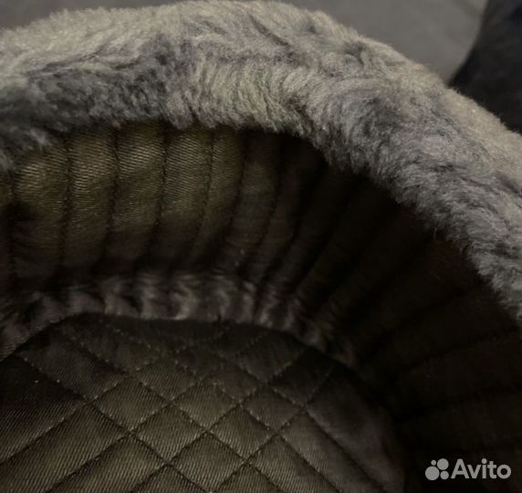 Мужская шапка-ушанка натуральный мех