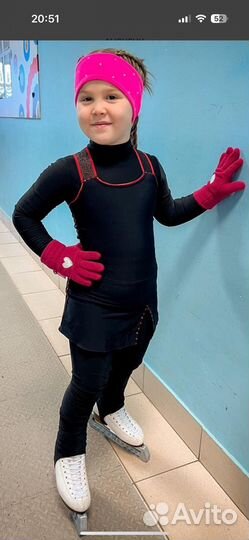 Костюм для фигурного катания + термо бельё