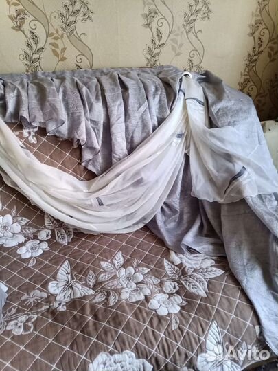 Ламбрекен серебро