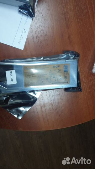 Блок питания HP 800w (754381-001)