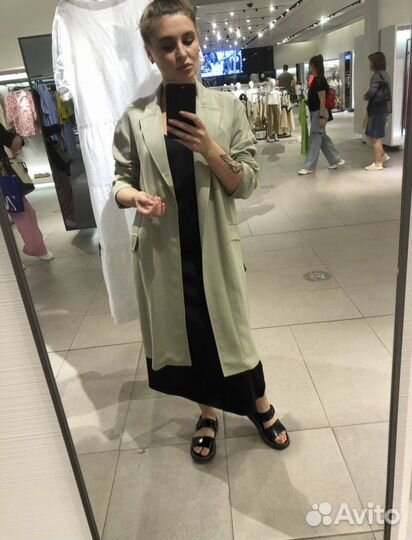Удлиненный пиджак zara