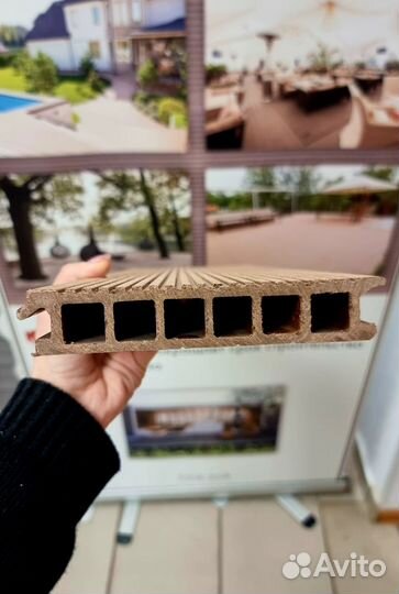 Дпк доска Terradeck ECO цвет светло- коричневый