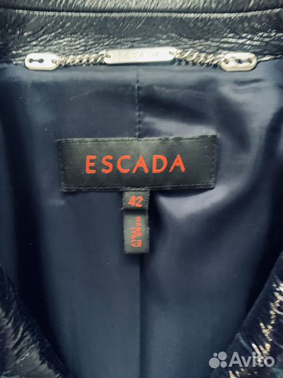 Escada новые плащ 48-50р и нат.кожаный пиджак 48р