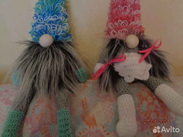 Мягкие игрушки.Гномы