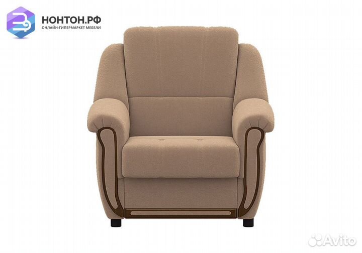 Кресло раскладное Вега-1 светло-коричневое