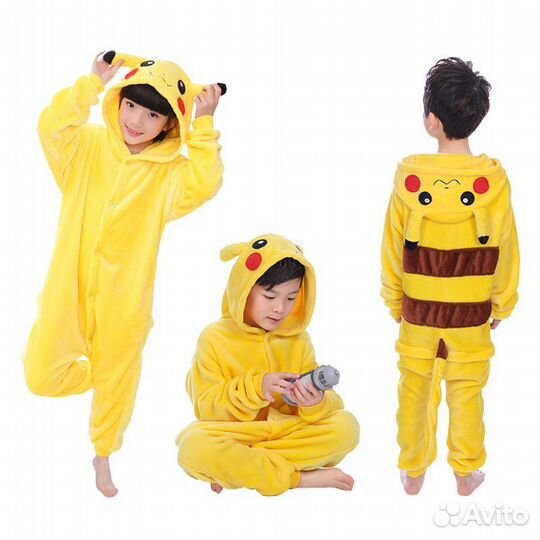 Кигуруми Пикачу 92 98 104 размер