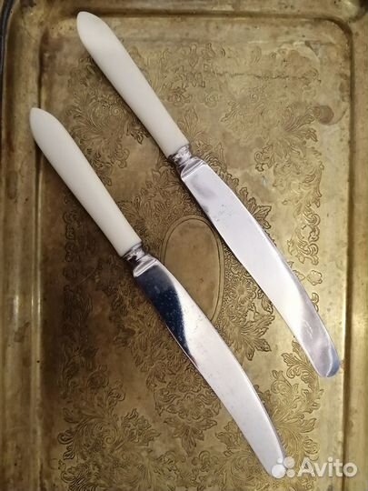 Ножи СССР мельхиор, вилки мельхиор СССР