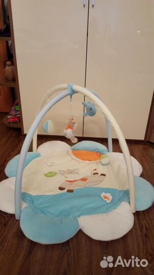 Развивающий коврик с мягким полем Ludi Ослик