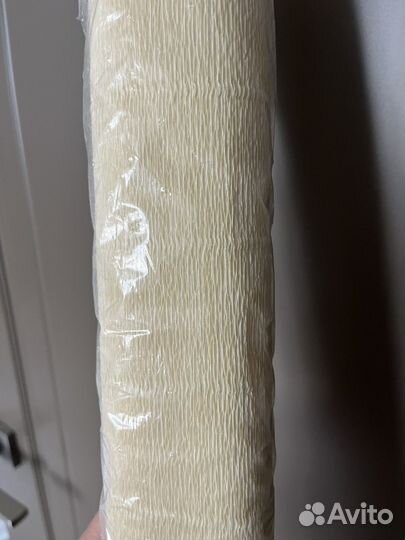 Гофрированная бумага 180 гр Италия кремовый