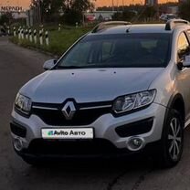 Renault Sandero Stepway 1.6 MT, 2015, битый, 73 467 км, с пробегом, цена 770 000 руб.