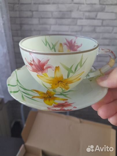 Чайный набор из 12 предметов новый