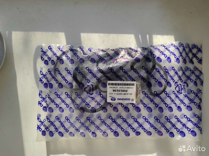 Прокладка клапанной крышки Aveo