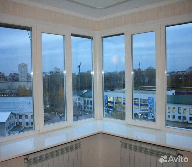 Балкон пластиковый пвх под ключ