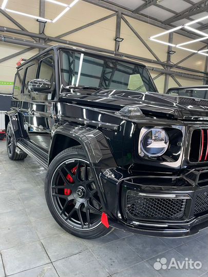 Губа карбон на Mercedes Brabus G63